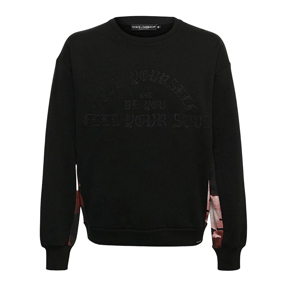 Dolce & Gabbana Men's Black Maglia - Sweatshirts - M - Sweatshirts & Hoodies