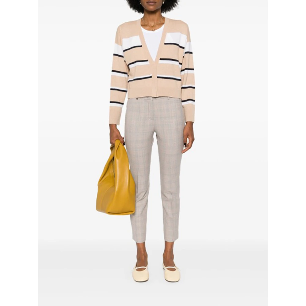 PESERICO Gestreepte kraalvest Multicolor Dames