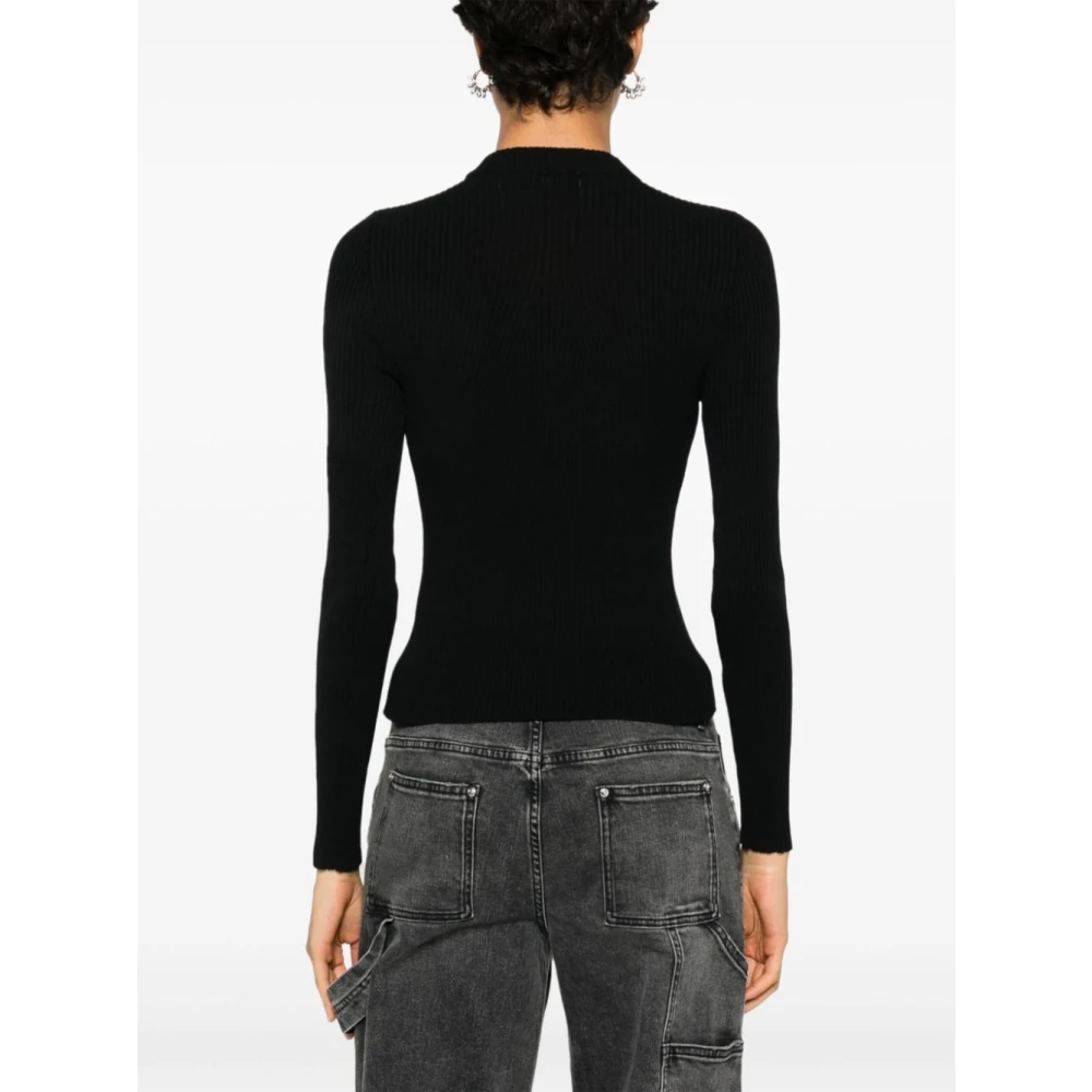 Msgm Stijlvolle Sweater voor Mannen en Vrouwen Black Dames