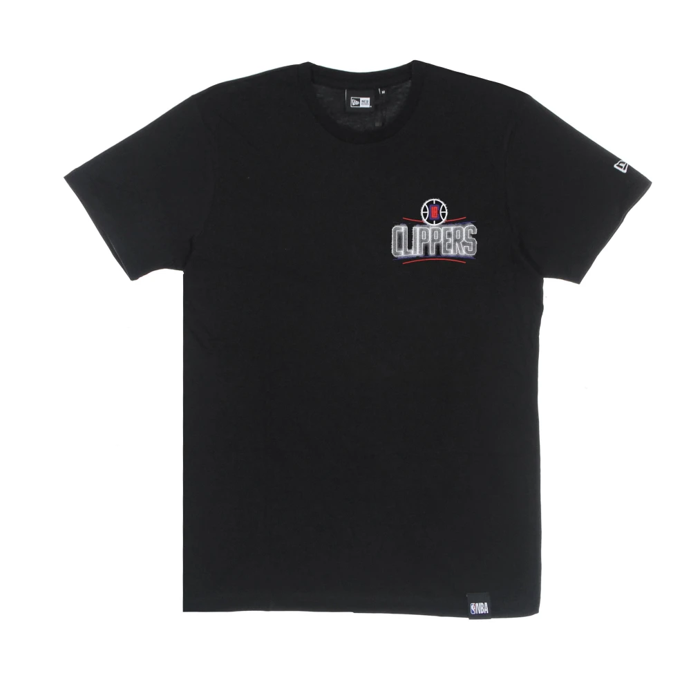 new era NBA Neon Tee Loscli Zwart Black Heren