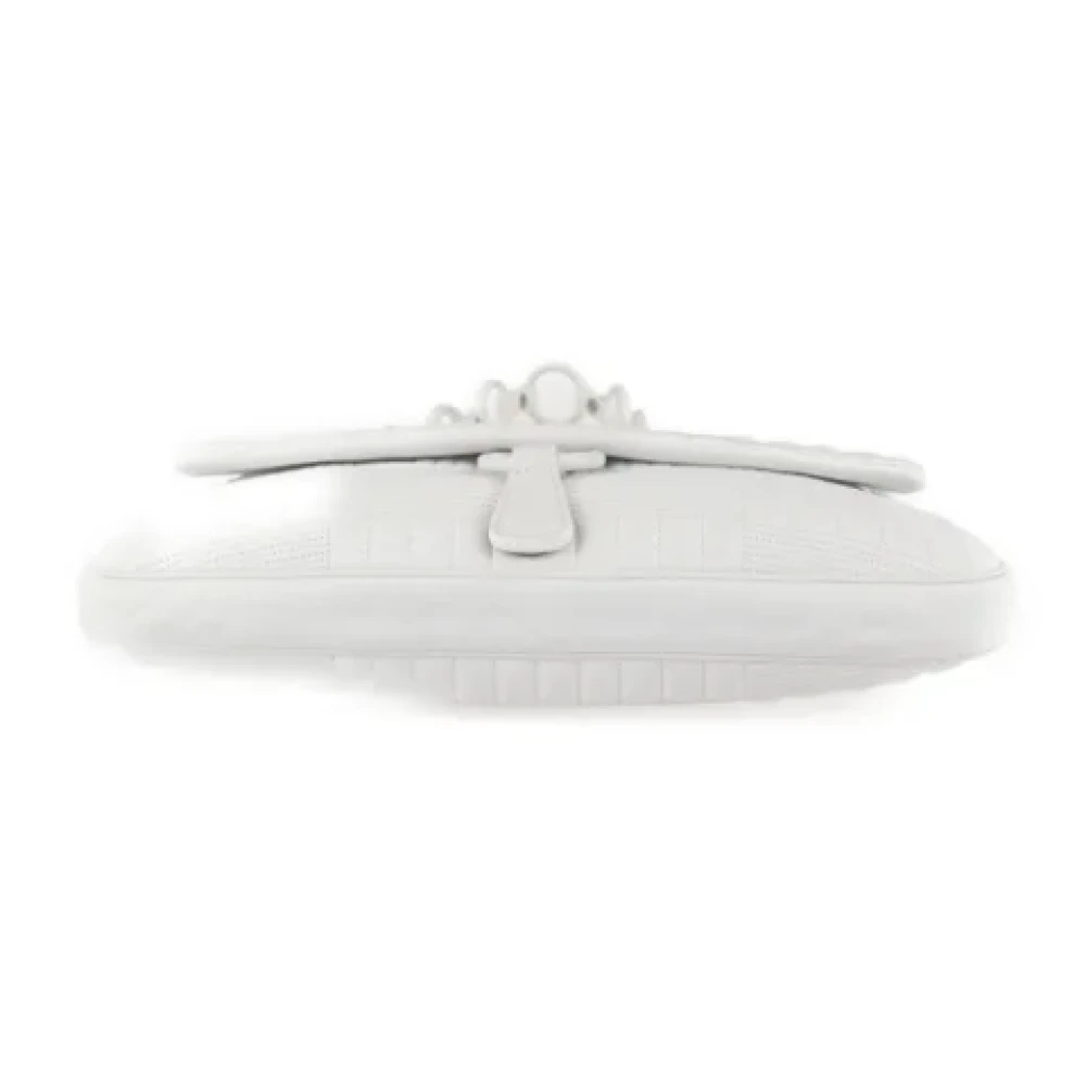 Bally Pre-owned Fabric shoulder-bags White Dames