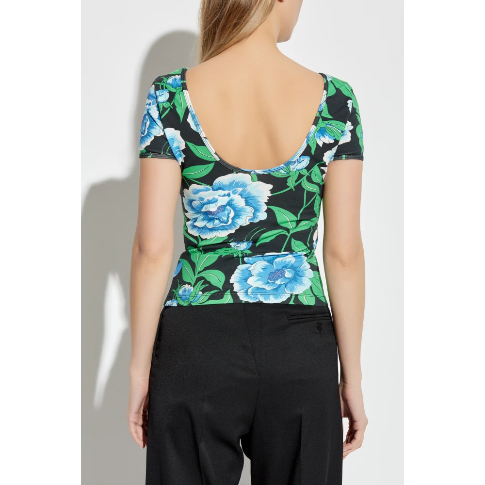 Kenzo Top met bloemmotief Multicolor Dames