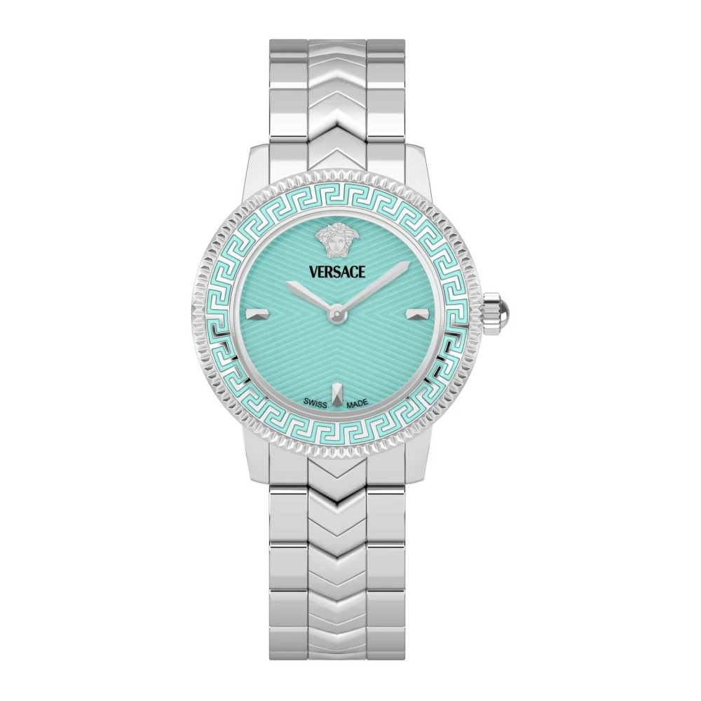 Versace , Watches, Female, Blue, One Size, V-Icon Veuca0324 Watch