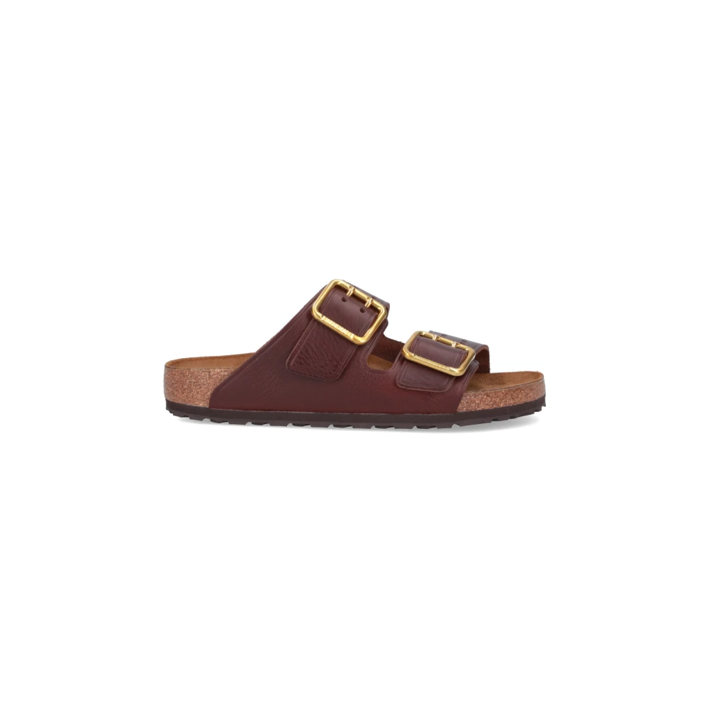 Birkenstock Arizona Bold Leren Sandalen Brown Unisex
