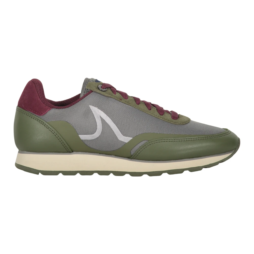 Paul & Shark Sportieve schoen elegantie met details Heren Schoenen Groen