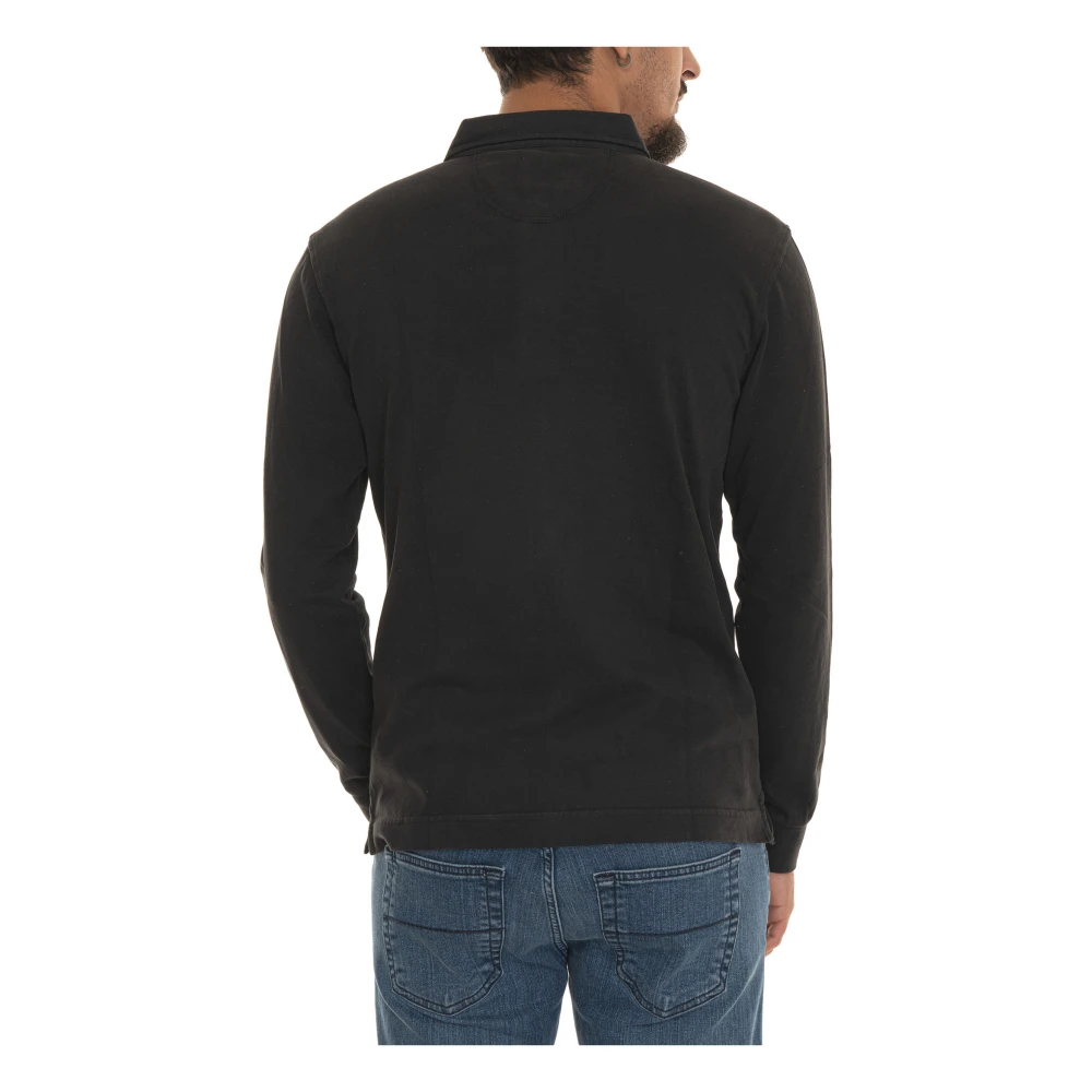 LA MARTINA Klassieke Polo Shirt voor Mannen Black Heren