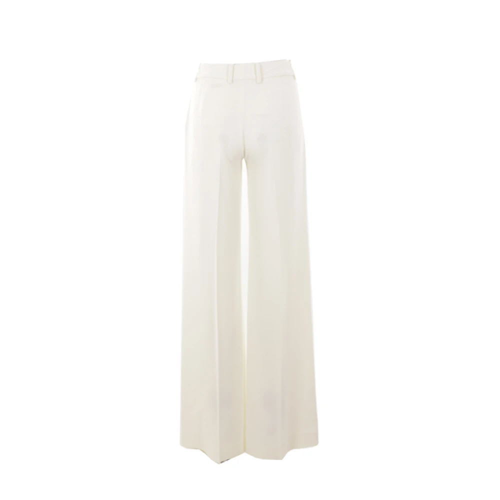 Ermanno Scervino Wijde Pijp Ivoor Palazzo Broek White Dames