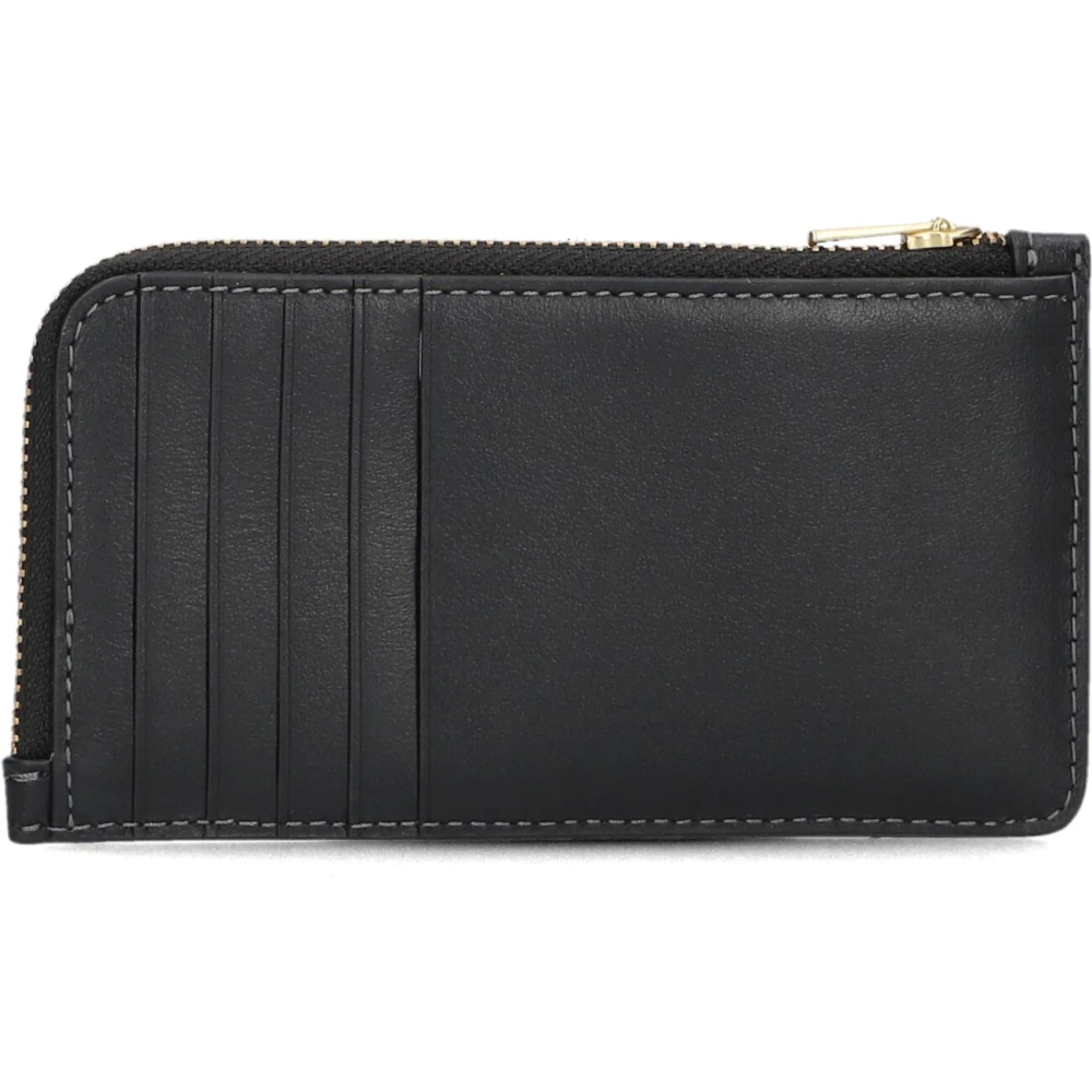Coach Zwarte New York Zip Portemonnee Black Dames