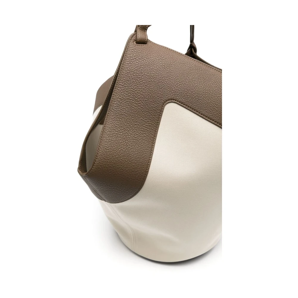 Khaite Stijlvolle Ecru Schoudertas met Pouch Multicolor Dames