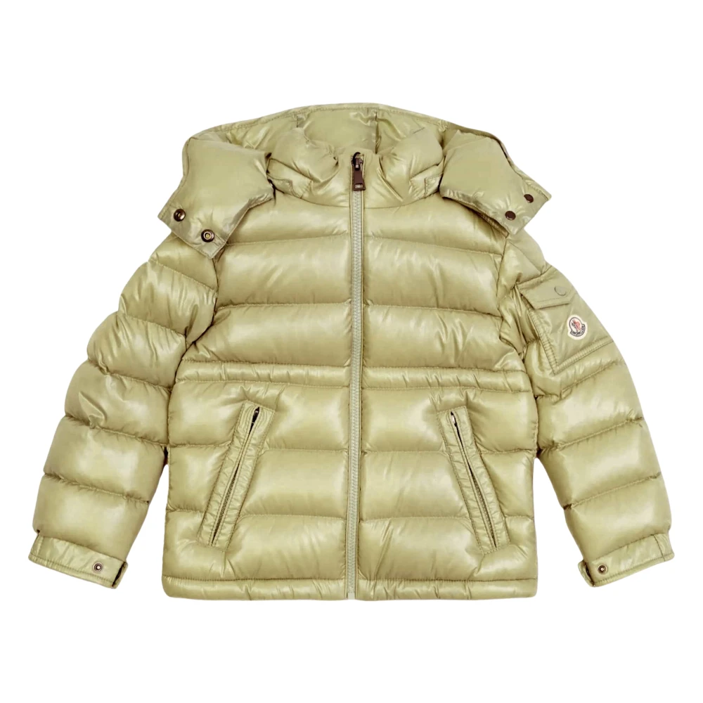 Moncler Girls Green Padded Jacket For - Winter Jackets - 4 Y - Kids