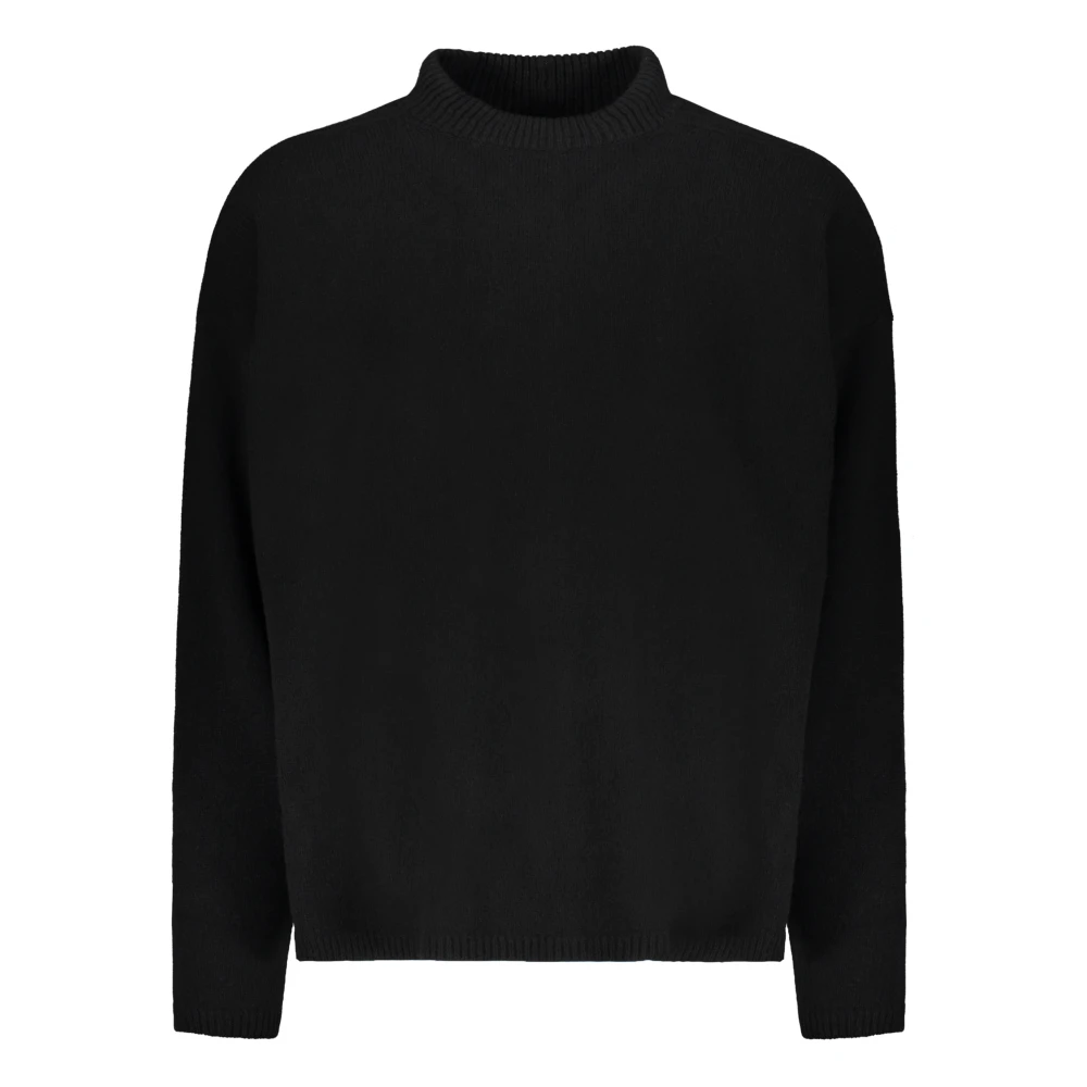 Rick Owens Lyxig Cashmere Polotröja Black, Herr