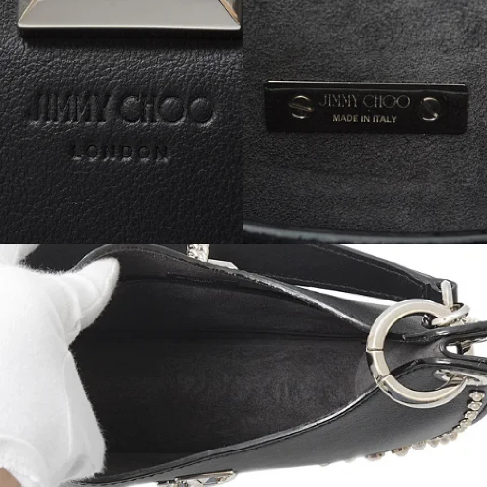 Jimmy Choo Pre-owned Leather shoulder-bags Black Dames
