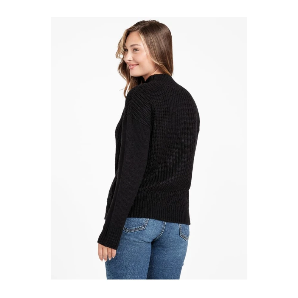 Guess Zwarte Parel Details Trui Black Dames