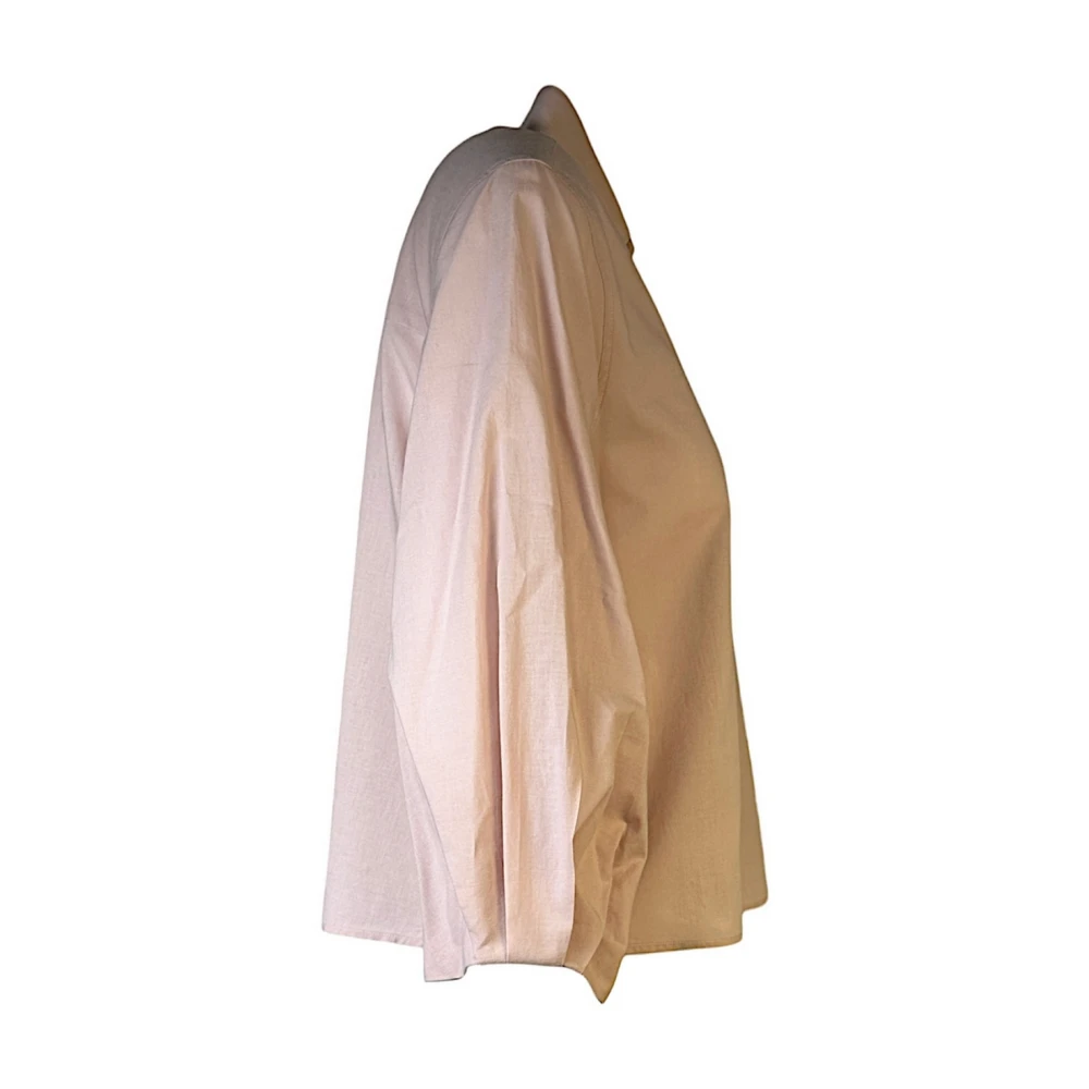 Xacus Poedershirt met 3 4 Ballonmouwen Pink Dames