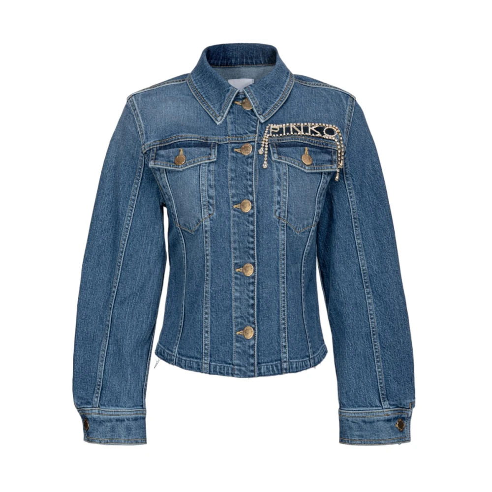 Jackets > Denim Jackets - - Pinko - Modalova