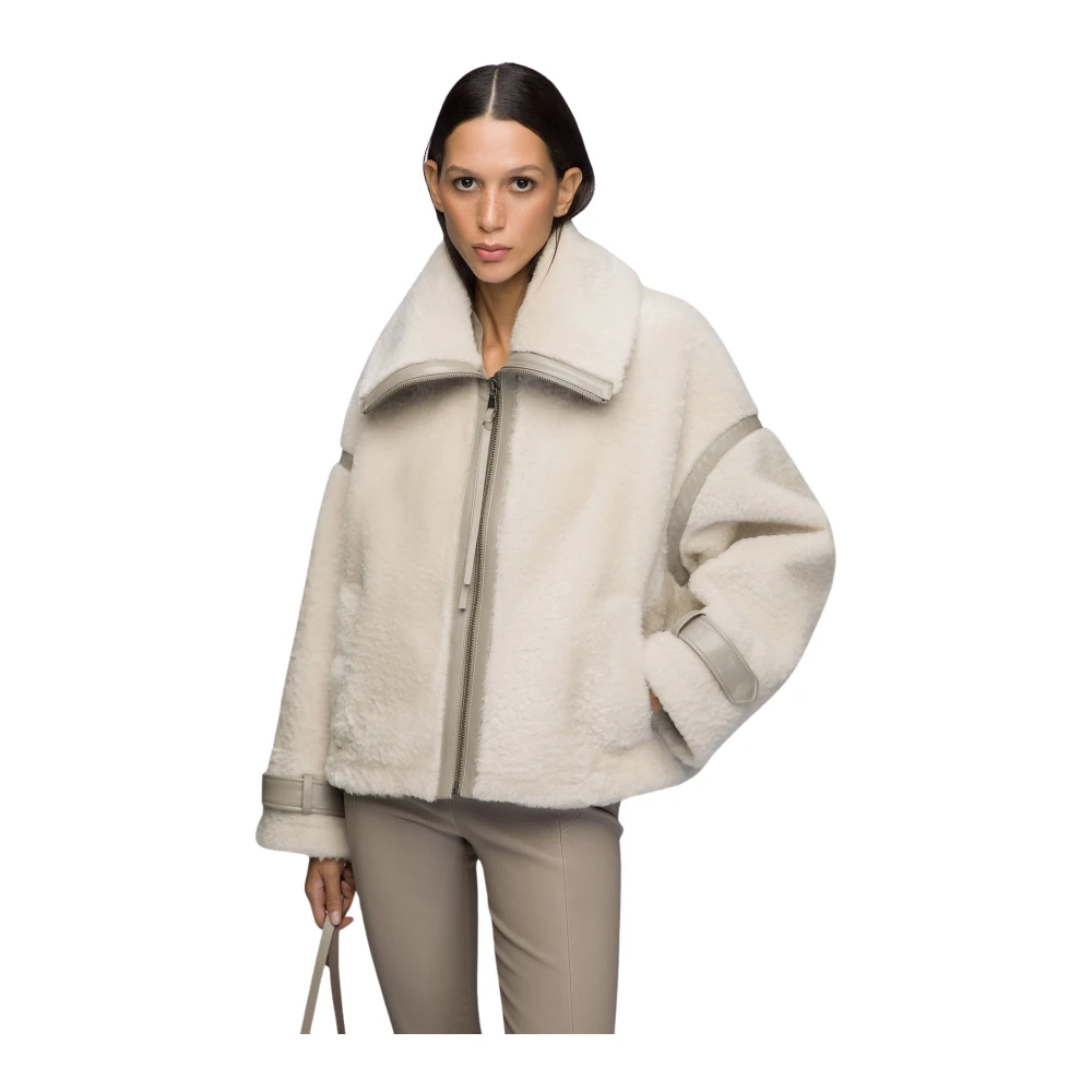 VSP Ayla Niobe Shearling Jas Gray Dames