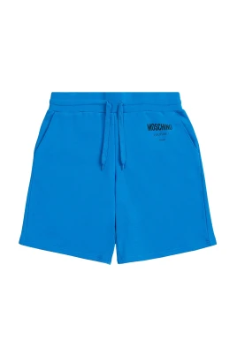 Shorts med logga och dragsko