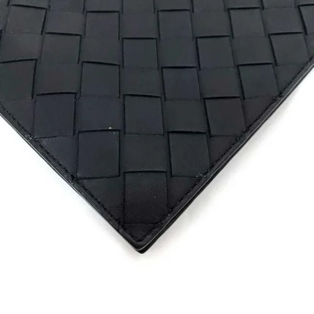 Bottega Veneta Vintage Pre-owned Leather wallets Black Heren