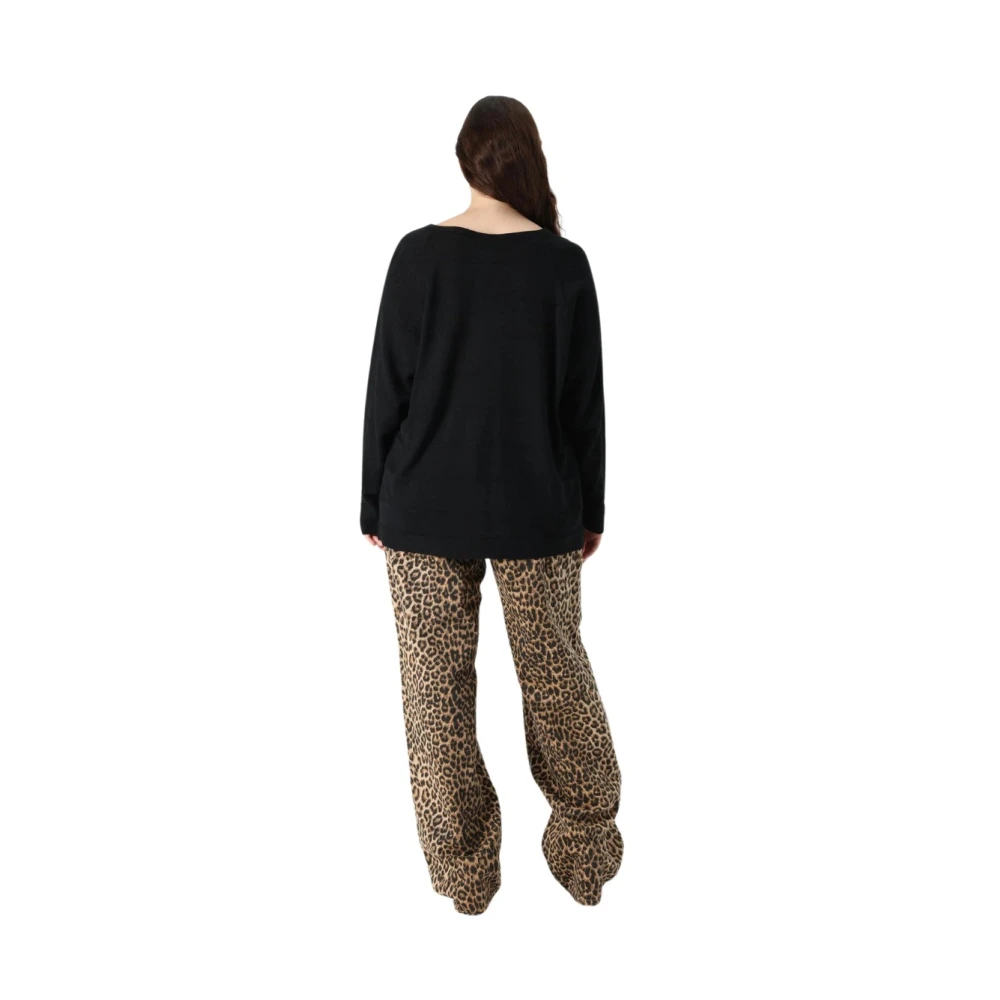 Marina Rinaldi Vadet Shirt Black Dames