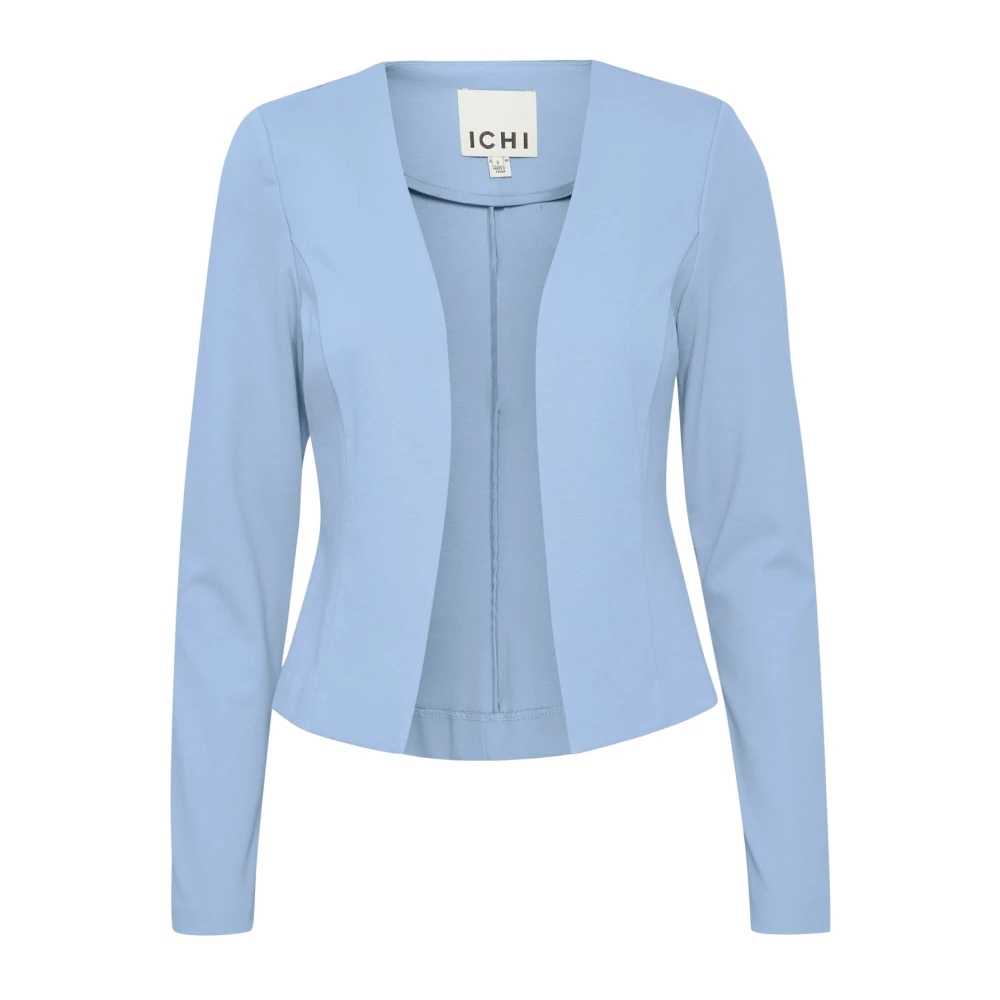 Ichi Women's Blue Blazers, Xl, Open Blazer Della Robbia Style