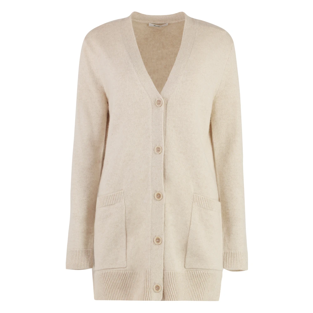 Max Mara Women's Beige Cardigans, S, Villar Wool And Cashmere Cardigan