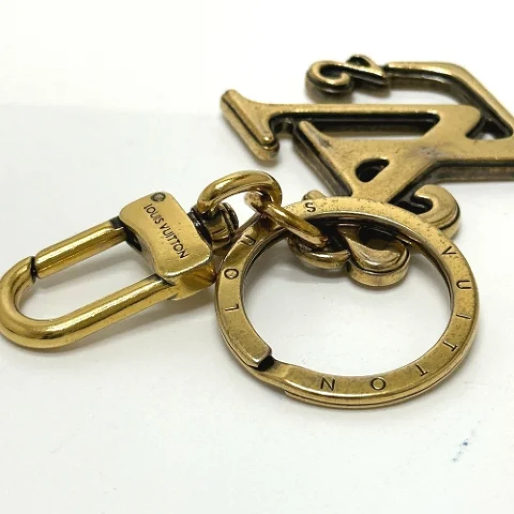 Louis Vuitton Vintage Pre-owned Fabric key-holders Yellow Dames