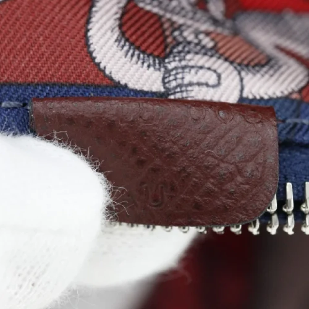 Hermès Vintage Pre-owned Leather wallets Red Dames