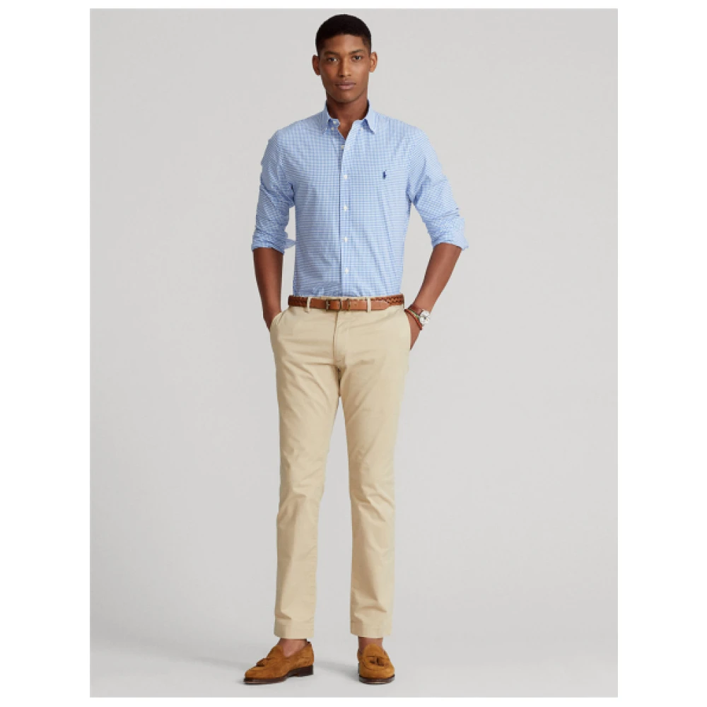 Polo Ralph Lauren Casual Shirts Blue Heren