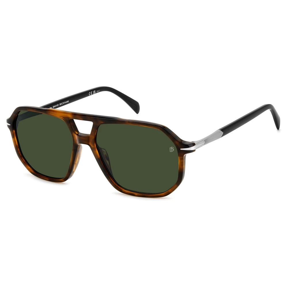 Eyewear By David Beckham Men's Brown Sunglasses, 59 Mm, Vintage Square Sunglasses Tortoiseshell