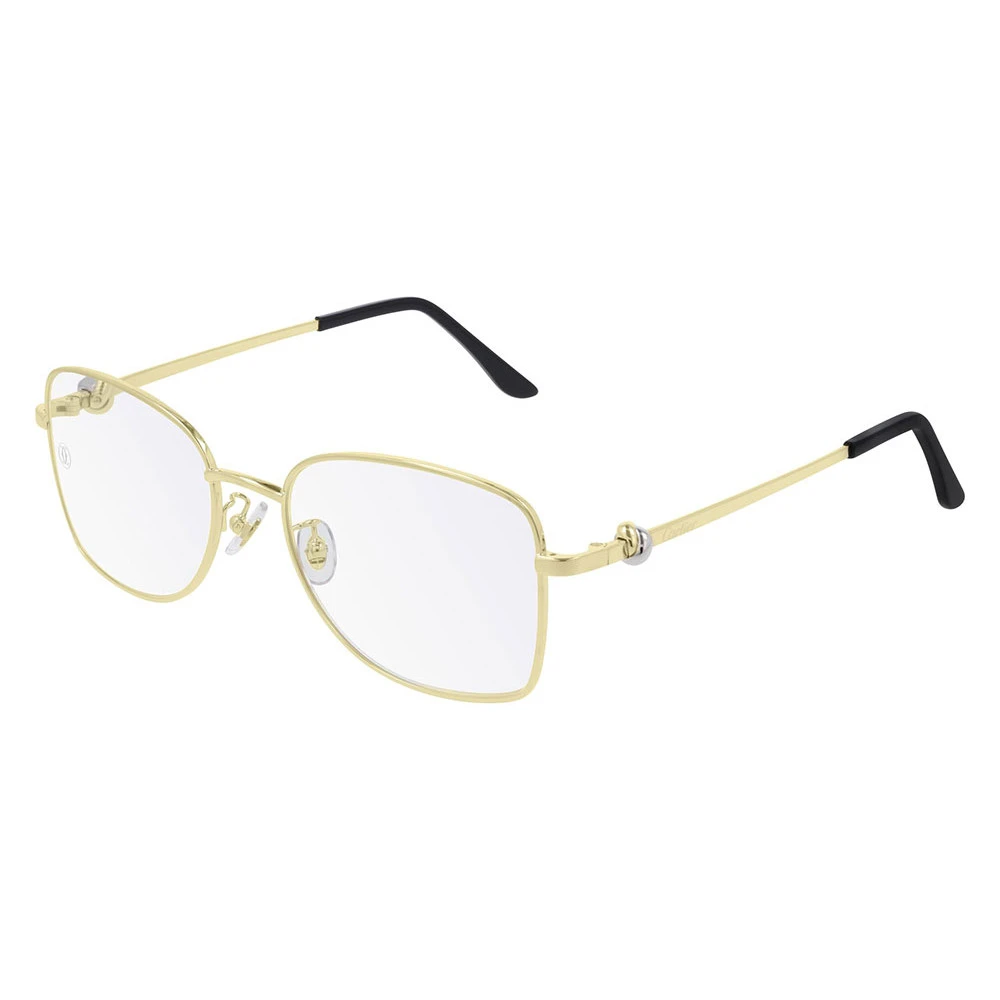 Cartier Vrouwelijke Rechthoekige Bril Ct0223O Yellow Unisex