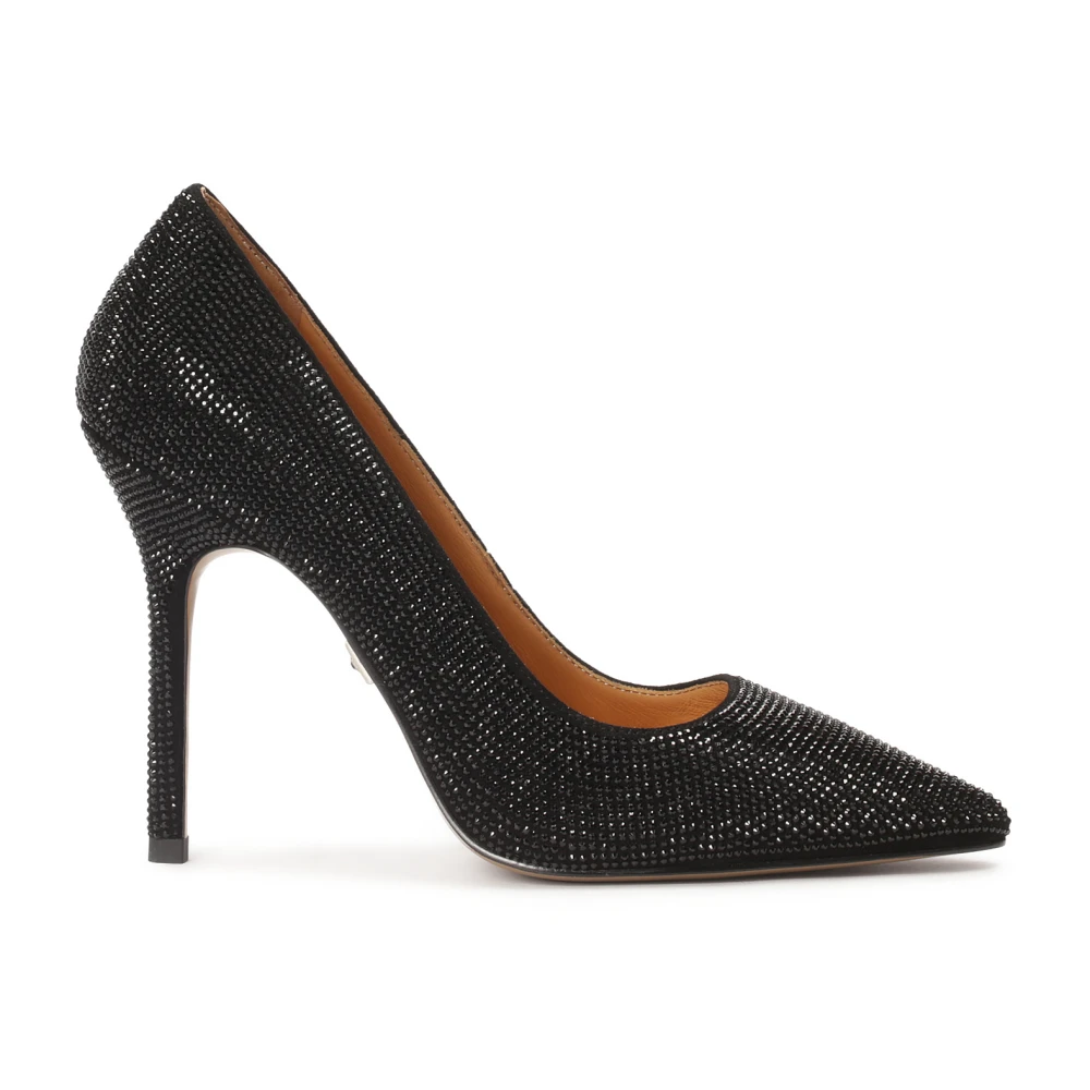 Kazar Donna Nero - Décolleté Nere Con Tacco A Spillo Decorati Con Cristalli - Shoes - 36 Eu