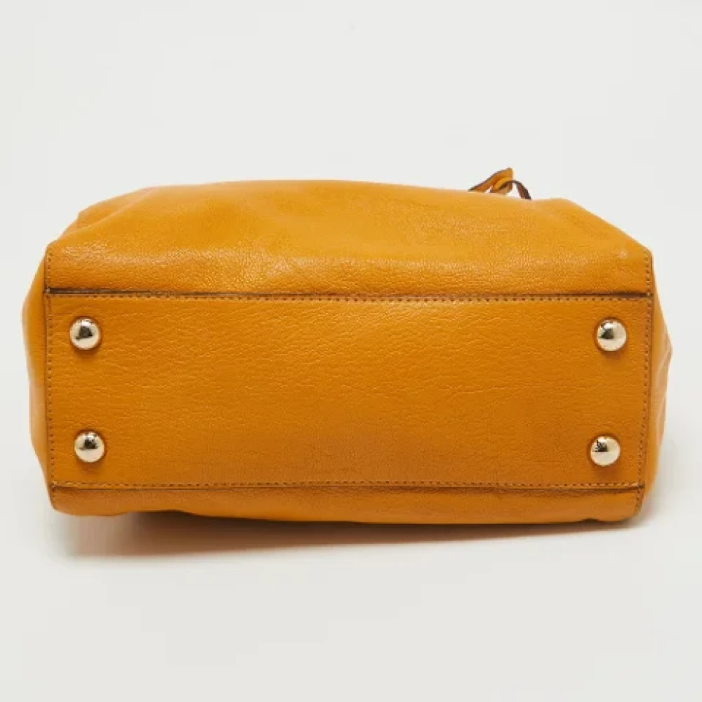 Michael Kors Pre-owned Leather shoulder-bags Yellow Dames