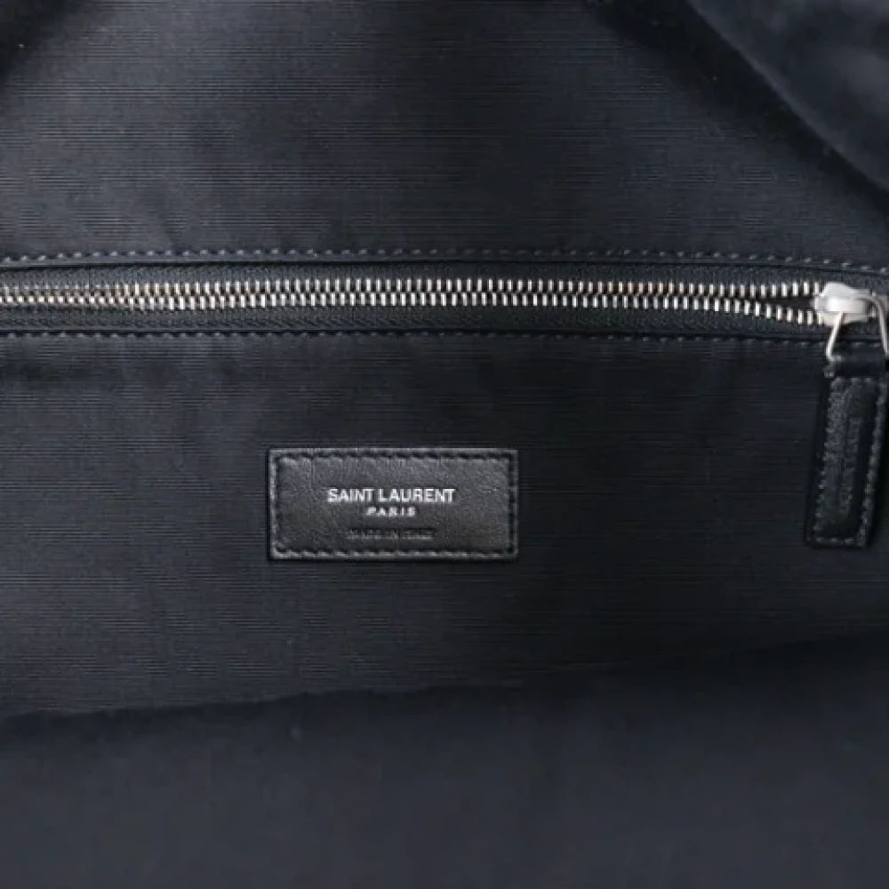 Yves Saint Laurent Vintage Pre-owned Fabric shoulder-bags Black Dames