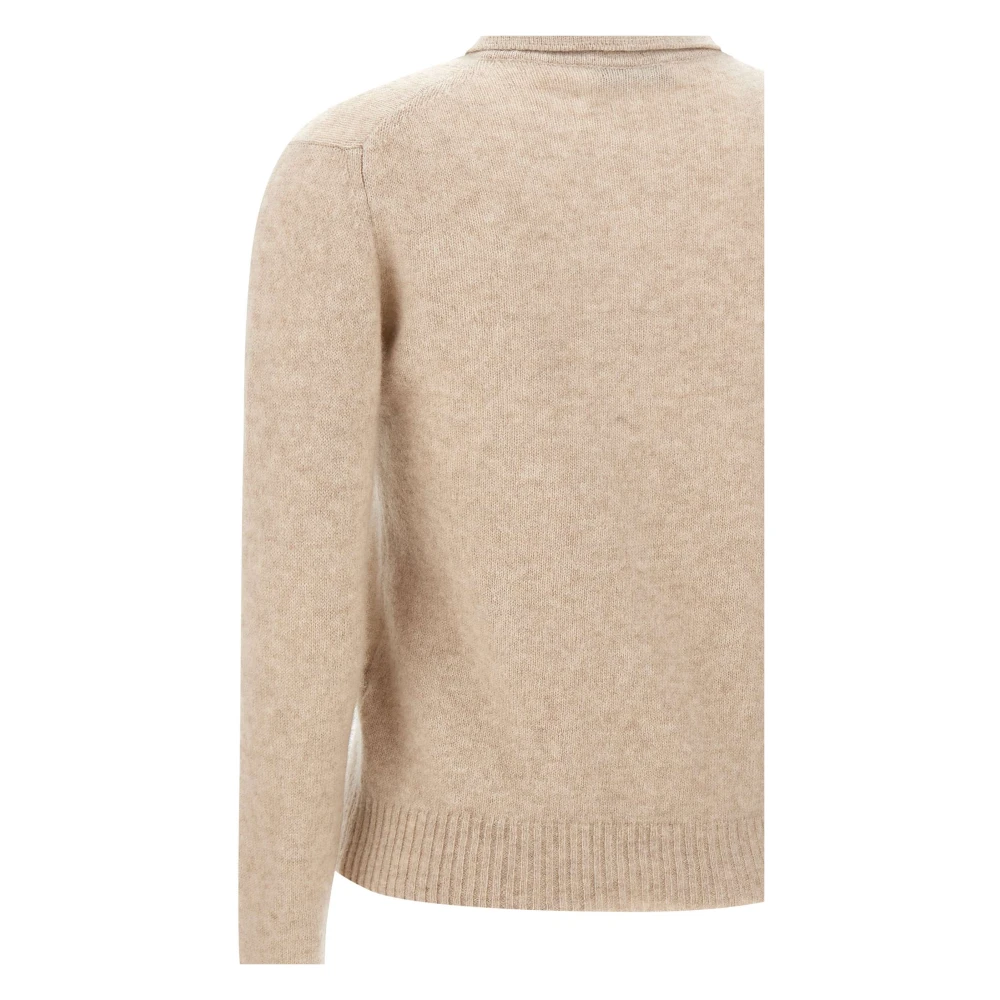 Filippo De Laurentiis Kasjmier Zijden Poloshirt Ivoor Beige Dames