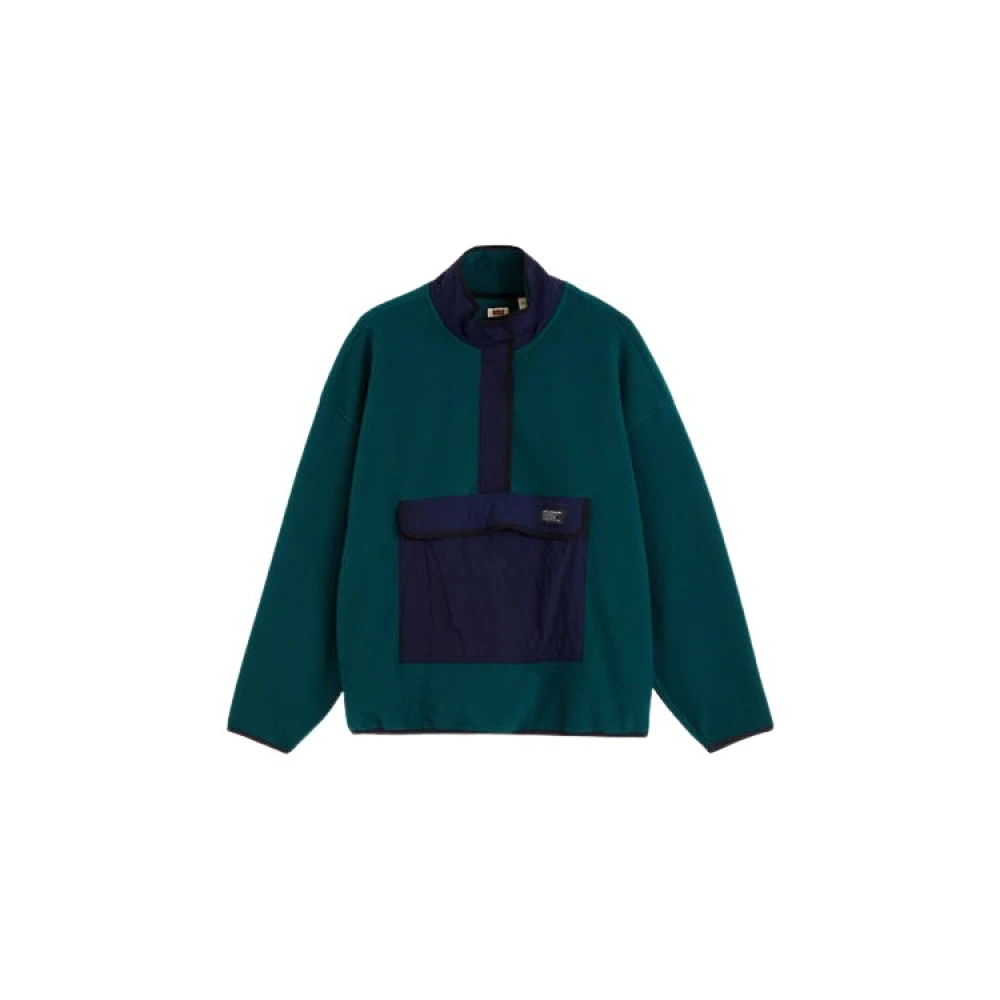 Levi's Polar Fleece Mock Neck Multicolor Heren