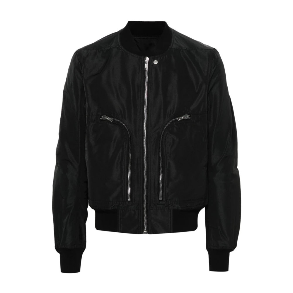 Rick Owens Bauhaus Flight Jacket Black Heren