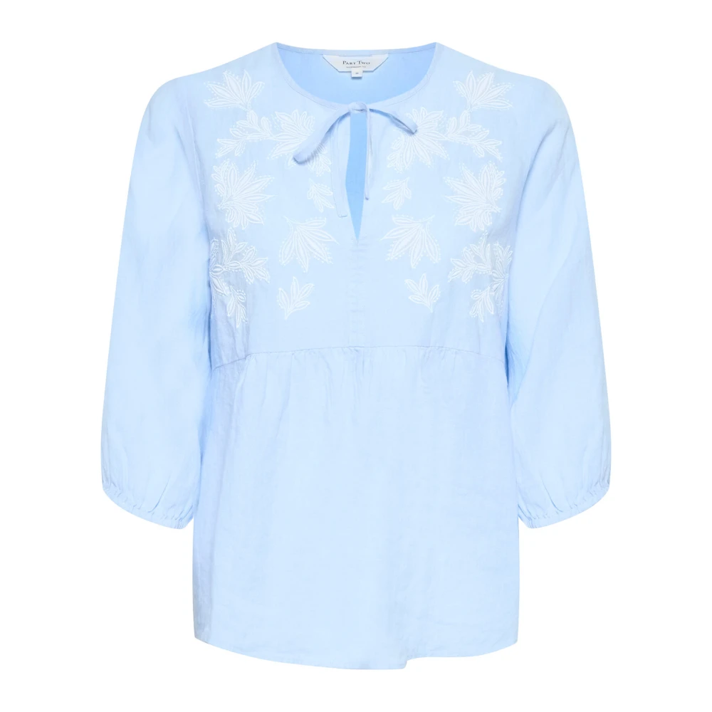 Feminin Windsurfer Broderi Bluse