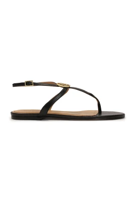 Svarta Sandaler i Flip-Flop-stil