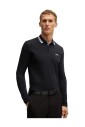 polo-classique-a-manches-longues-bleu
