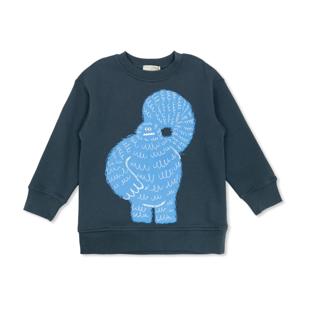 Stella Mccartney Kids Sweatshirts, Unisex, 4 Y, Sweatshirt With Print Blue