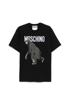 chimpanzee-print-black-cotton-t-shirt