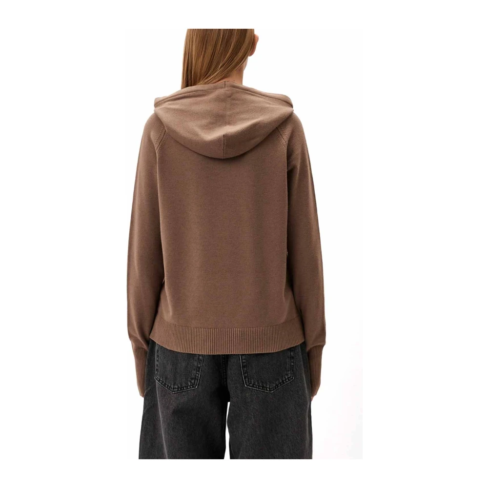 Hinnominate Minimalistische Gebreide Trui Brown Dames