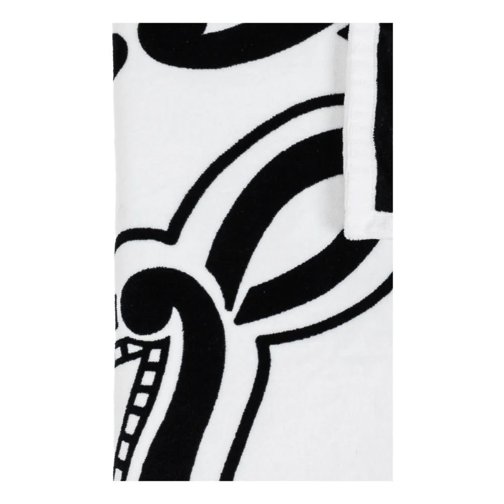 Dolce & Gabbana Badhanddoek met logo White Heren