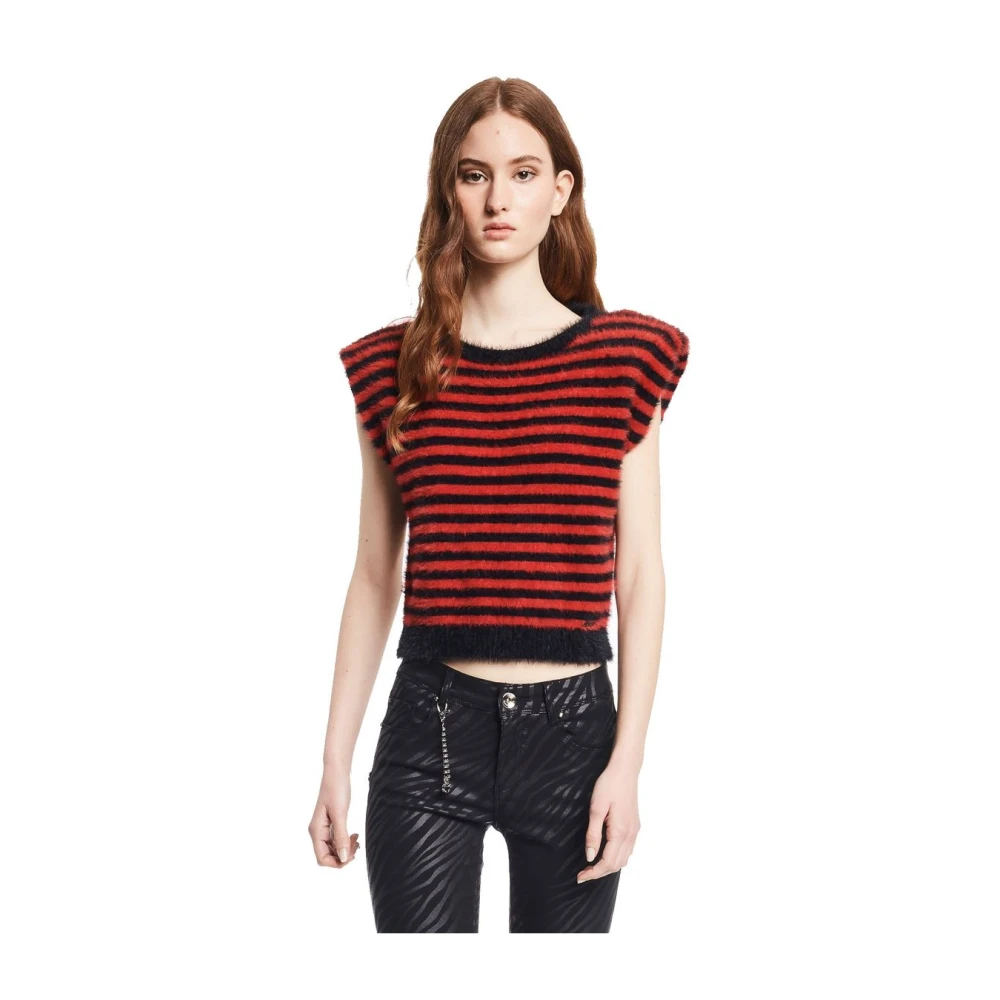 Gaudi Ronde hals T-shirt Red Dames