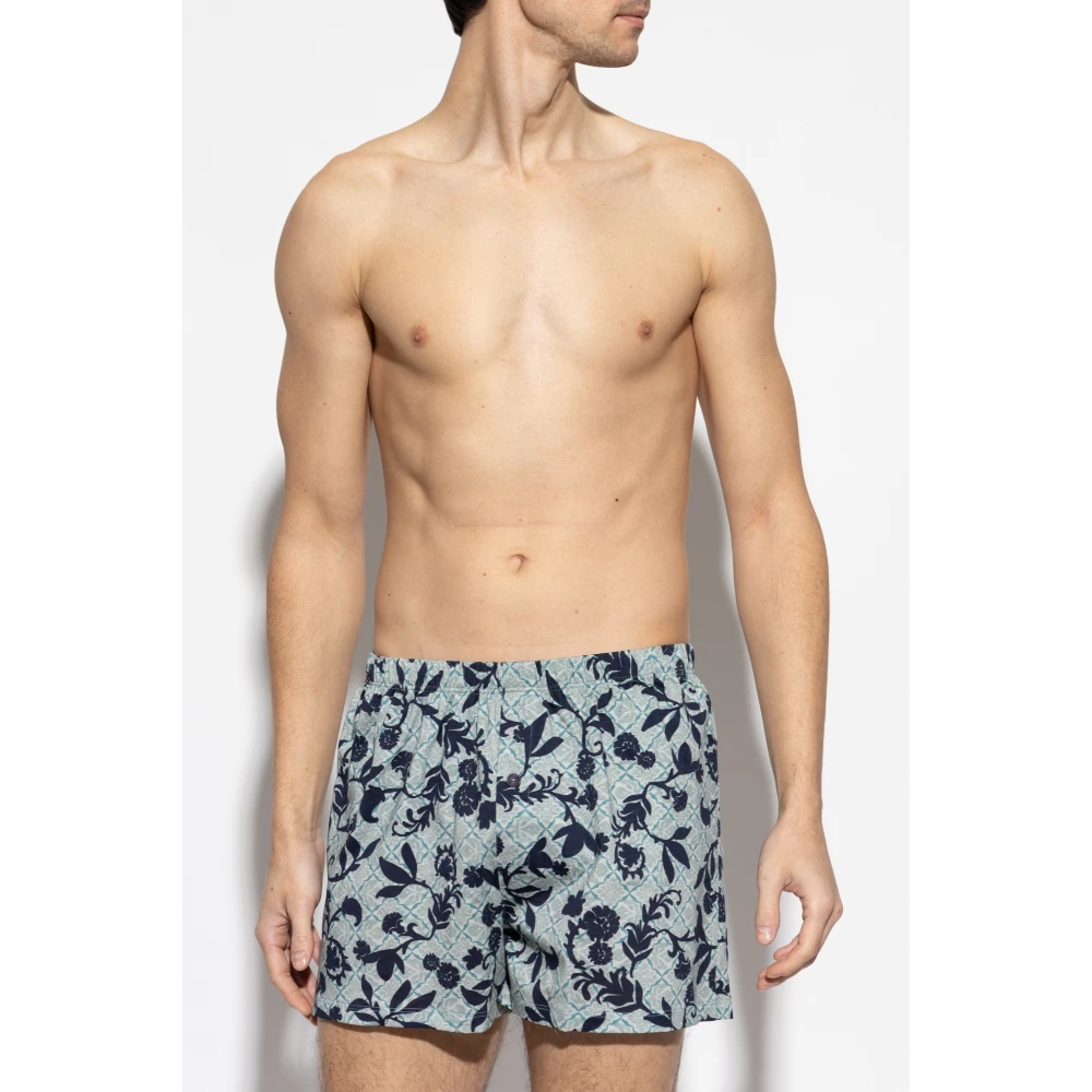 Hanro Boxers Sporty Gray Heren