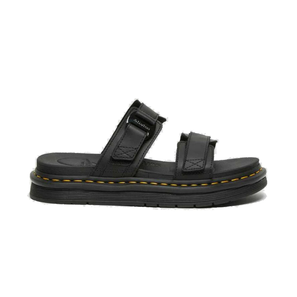 Dr. Martens Hydro Leren Zwarte Plateau Sandalen Black Heren