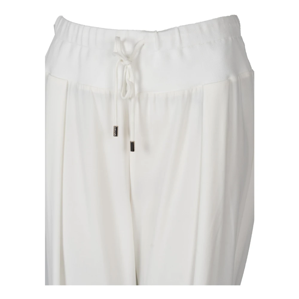 Liu Jo Elegante Hoge Taille Broek White Dames