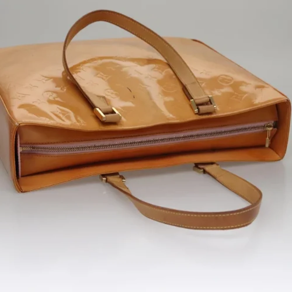 Louis Vuitton Vintage Pre-owned Leather totes Beige Dames