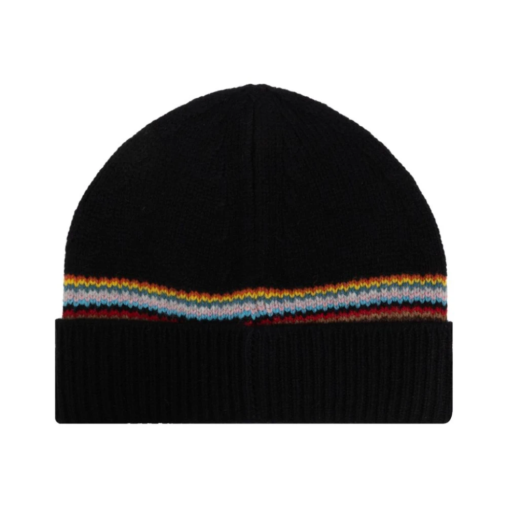 Paul Smith Blauwe Gebreide Kabel Gebreide Muts Blue Heren