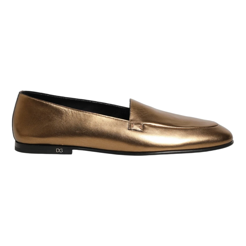 Dolce & Gabbana Men's Yellow Loafers Casual Shoes - Loafers - 8 Uk - Shoes